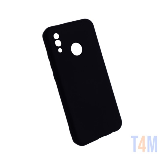 Funda de Silicona con Marco de Cámara para Huawei P20 Lite Negro